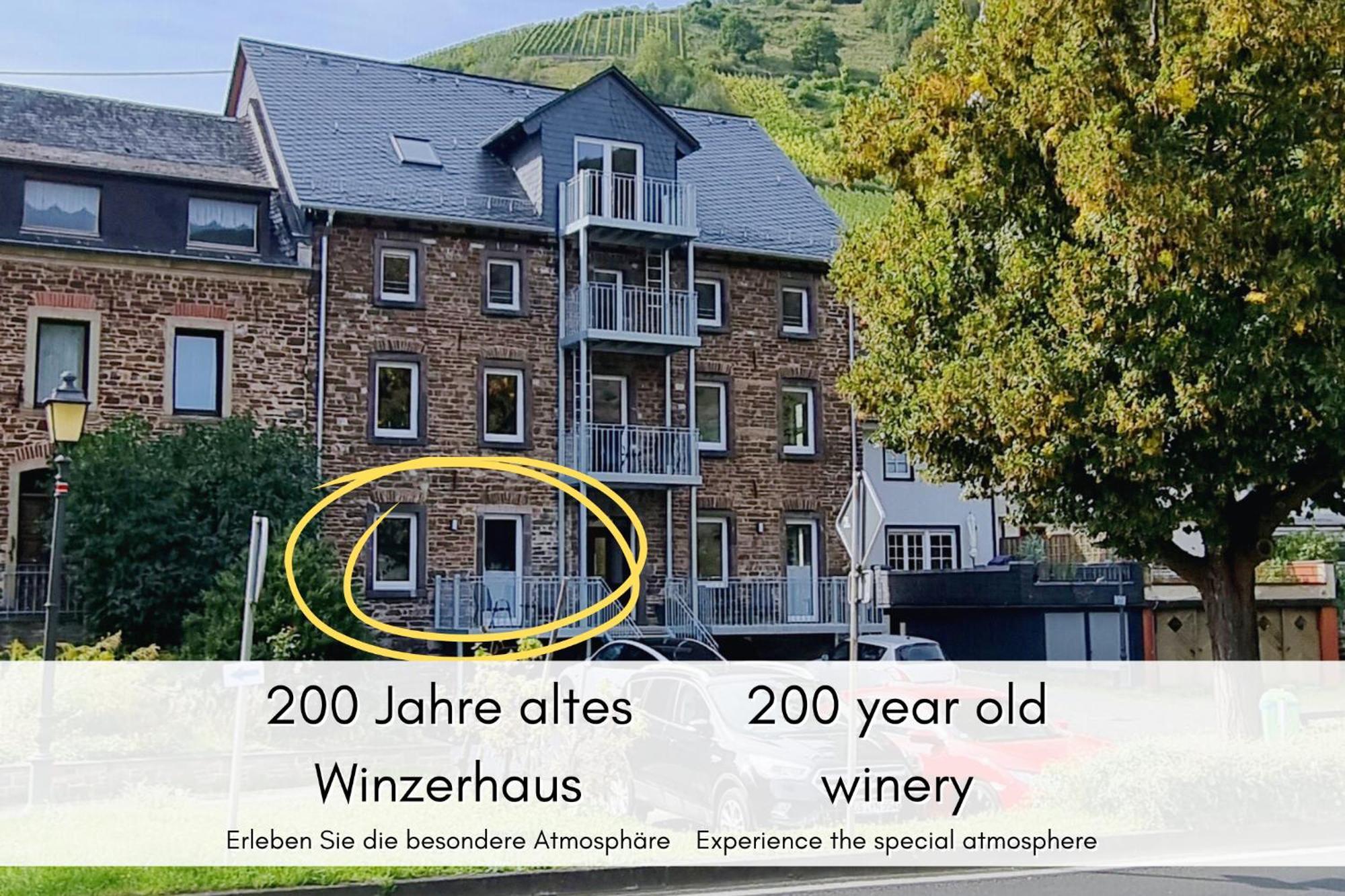 Winzerhaus Am Calmont - Moselidyll Im Winzerhaus Apartamento Bremm Exterior foto